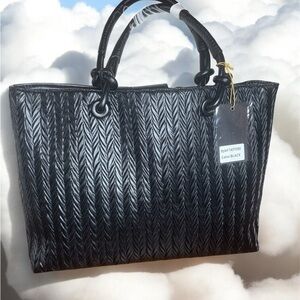 Elegant Black Tote Bag